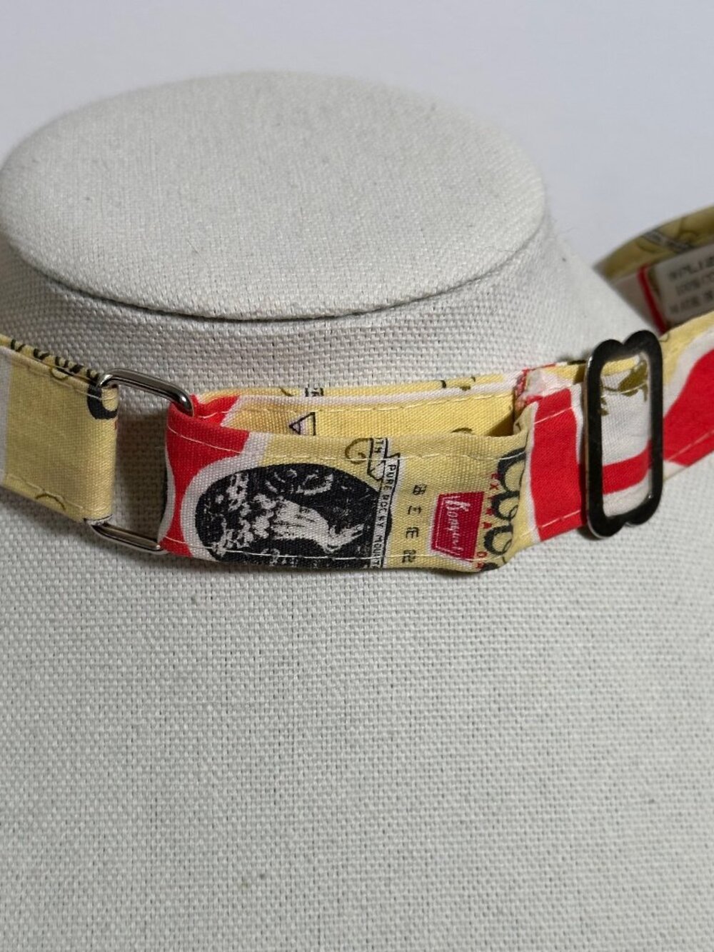 Vintage 1980s Coors Beer Print Visor Hat - Picture 4 of 5